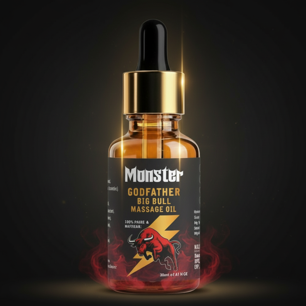 Monster Oil – Men’s Herbal Massage Oil